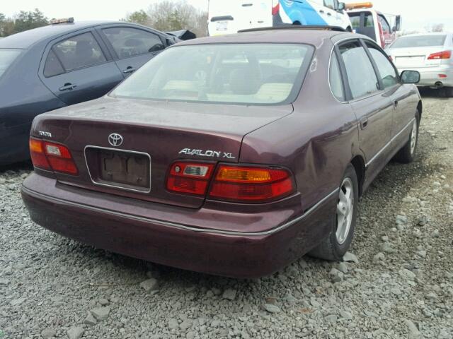 4T1BF18BXXU311176 - 1999 TOYOTA AVALON XL BURGUNDY photo 4