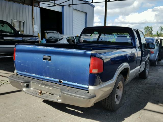 1GCCS1941X8134417 - 1999 CHEVROLET S TRUCK S1 BLUE photo 4