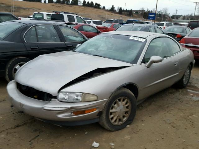 1G4GD221XV4714895 - 1997 BUICK RIVIERA GRAY photo 2