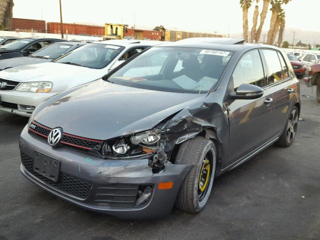 WVWGD7AJ5AW189407 - 2010 VOLKSWAGEN GTI GRAY photo 2