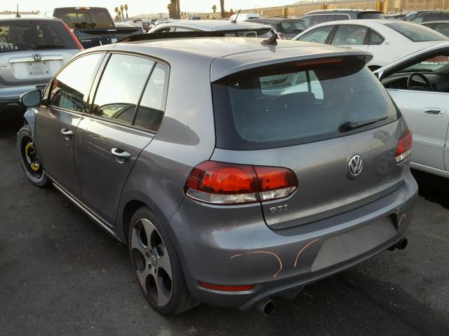 WVWGD7AJ5AW189407 - 2010 VOLKSWAGEN GTI GRAY photo 3