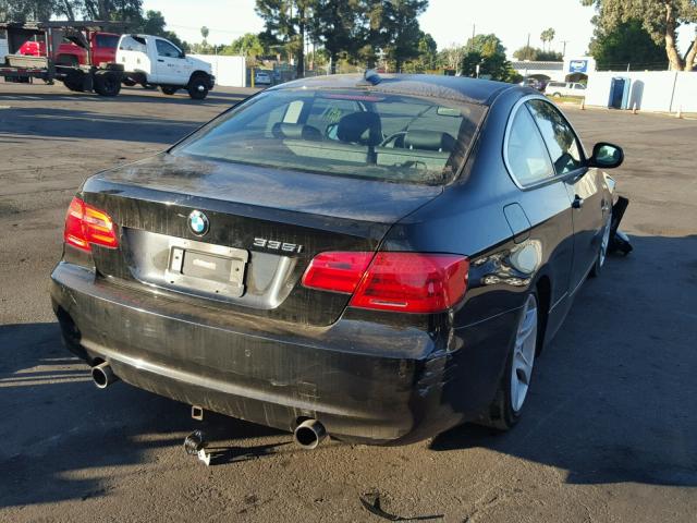 WBAKG7C57BE599373 - 2011 BMW 335 I BLACK photo 4