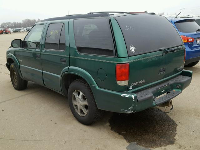 1GHDT13W6Y2319699 - 2000 OLDSMOBILE BRAVADA GREEN photo 3