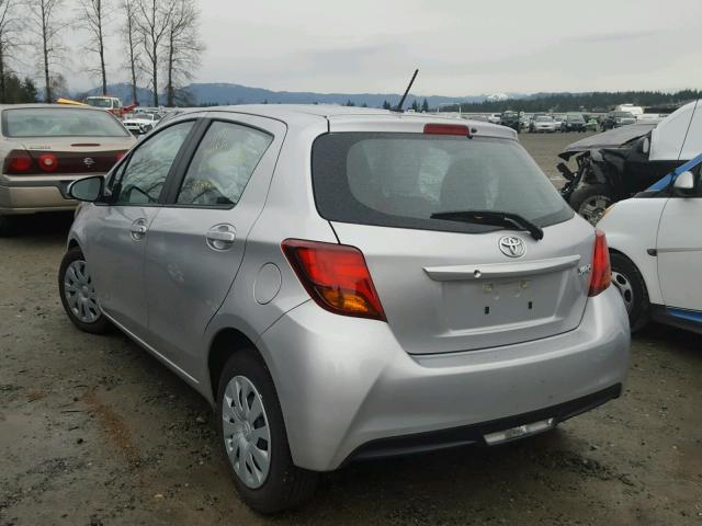 VNKKTUD39HA077037 - 2017 TOYOTA YARIS L SILVER photo 3