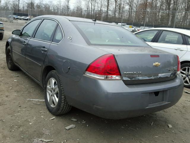 2G1WB58KX79223582 - 2007 CHEVROLET IMPALA LS GRAY photo 3