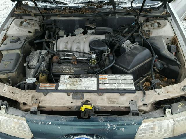 1FACP52U6PG276874 - 1993 FORD TAURUS GL GRAY photo 7