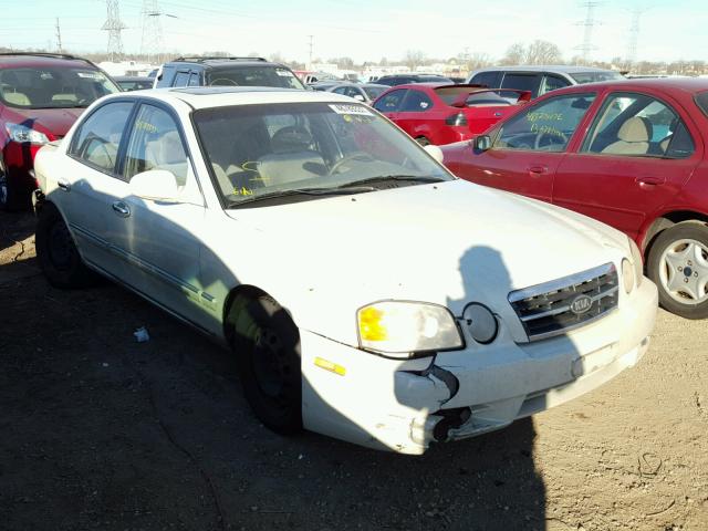 KNAGD128845371053 - 2004 KIA OPTIMA LX WHITE photo 1