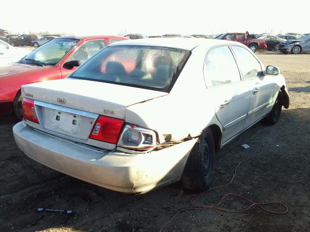 KNAGD128845371053 - 2004 KIA OPTIMA LX WHITE photo 4