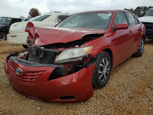 4T4BE46K68R014954 - 2008 TOYOTA CAMRY CE RED photo 2