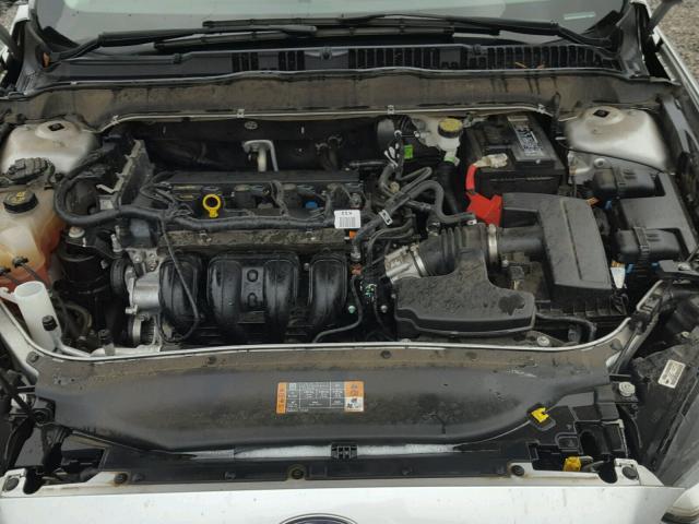 3FA6P0H75ER372602 - 2014 FORD FUSION SE SILVER photo 7