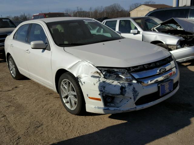 3FAHP0HA8AR425033 - 2010 FORD FUSION SE WHITE photo 1