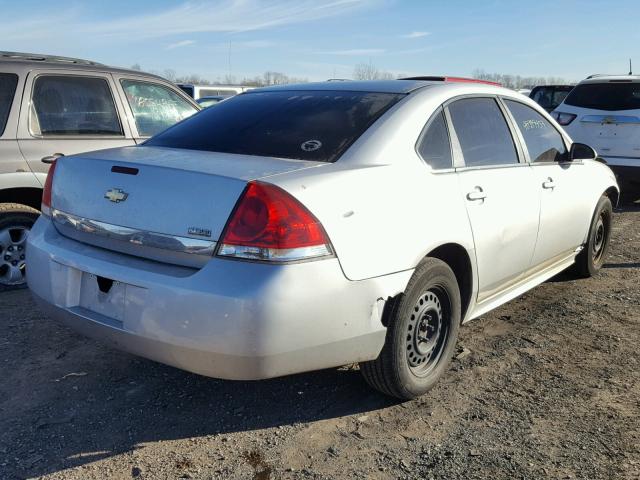 2G1WA5EK0A1124850 - 2010 CHEVROLET IMPALA LS SILVER photo 4