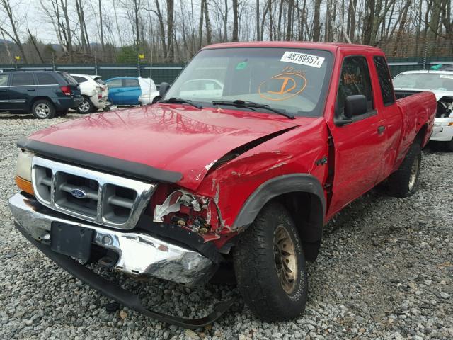 1FTZR15V3XTA38189 - 1999 FORD RANGER SUP RED photo 2