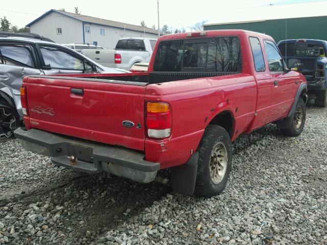 1FTZR15V3XTA38189 - 1999 FORD RANGER SUP RED photo 4