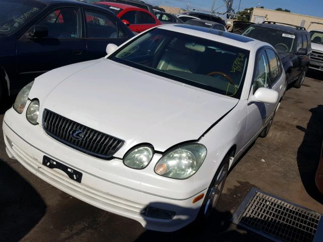 JT8BL69S650016149 - 2005 LEXUS GS 430 WHITE photo 2