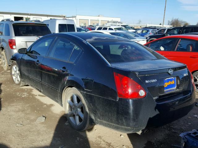 1N4BA41E26C838941 - 2006 NISSAN MAXIMA SE BLACK photo 3