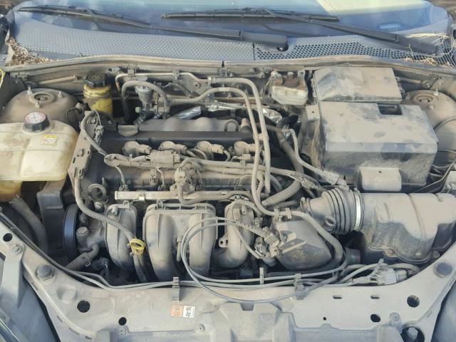 1FAFP34N05W152884 - 2005 FORD FOCUS ZX4 GRAY photo 7