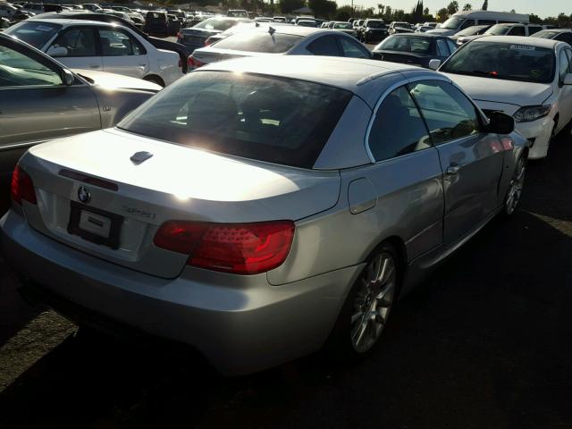 WBADW3C55BE540066 - 2011 BMW 328 I SILVER photo 4