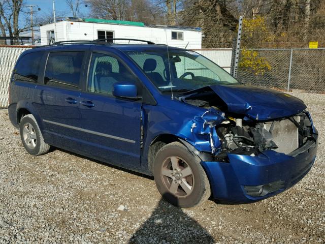 2D4RN5D14AR180327 - 2010 DODGE GRAND CARA BLUE photo 1