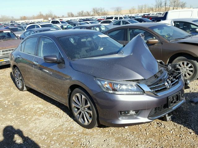 1HGCR2F50FA125778 - 2015 HONDA ACCORD SPO CHARCOAL photo 1