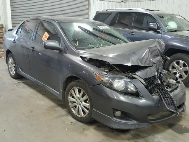 1NXBU4EEXAZ367034 - 2010 TOYOTA COROLLA BA BLACK photo 1