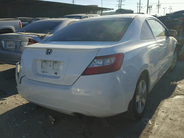 2HGFG12857H502296 - 2007 HONDA CIVIC EX WHITE photo 4