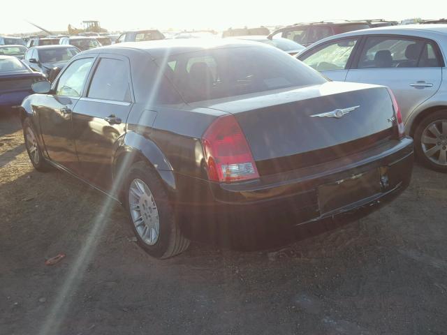 2C3KA43R47H765567 - 2007 CHRYSLER 300 BLACK photo 3