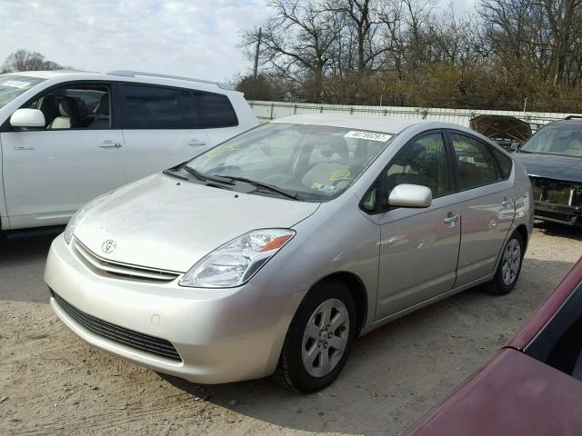 JTDKB20U053012656 - 2005 TOYOTA PRIUS SILVER photo 2