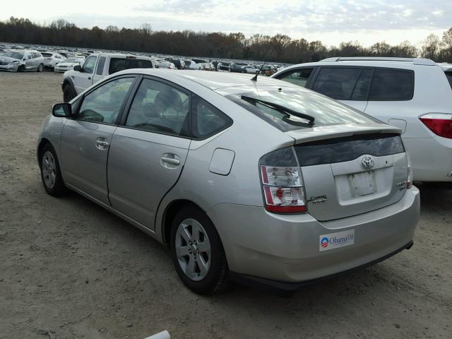 JTDKB20U053012656 - 2005 TOYOTA PRIUS SILVER photo 3