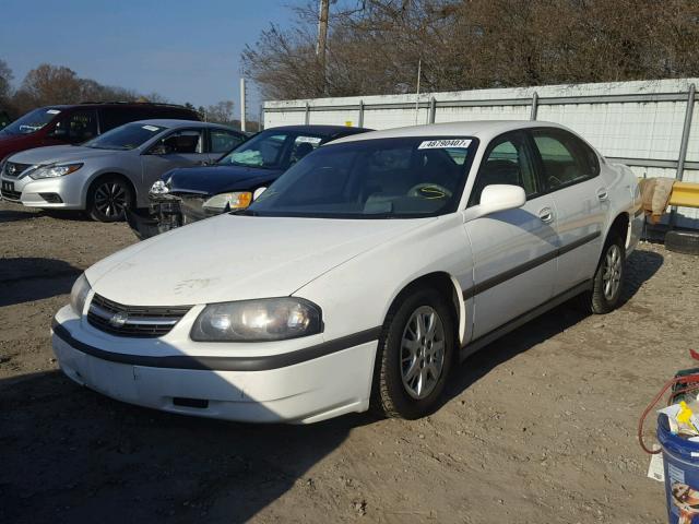 2G1WF52E259173037 - 2005 CHEVROLET IMPALA WHITE photo 2