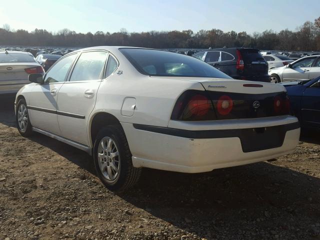 2G1WF52E259173037 - 2005 CHEVROLET IMPALA WHITE photo 3