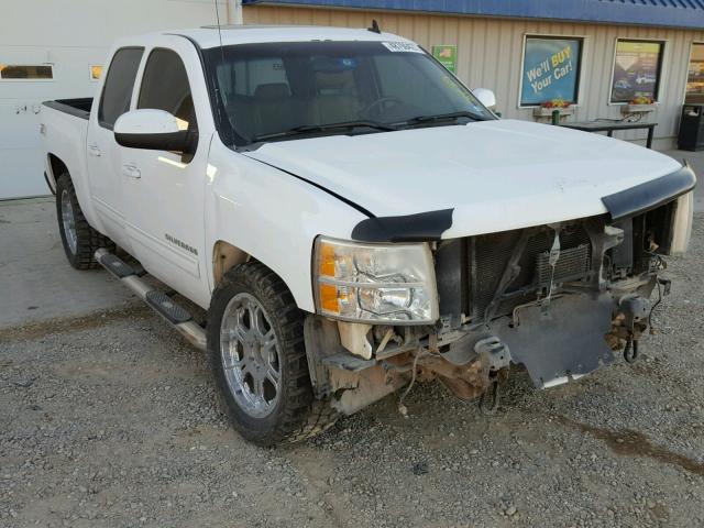 3GCUKTE23BG128139 - 2011 CHEVROLET SILVERADO WHITE photo 1