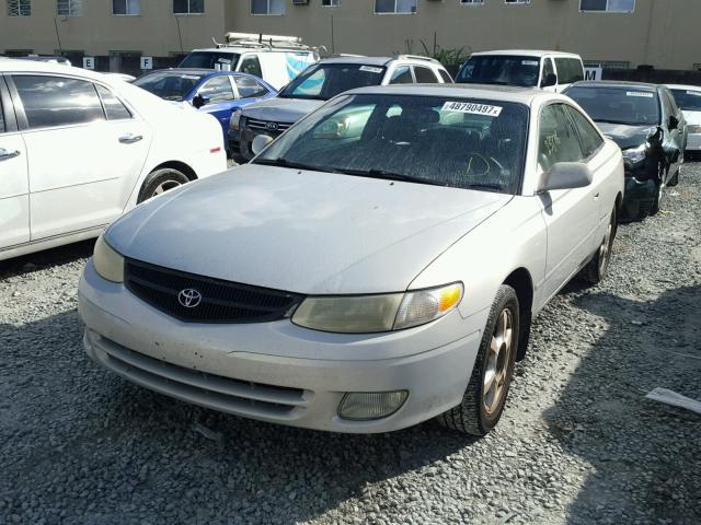 2T1CF28P21C511869 - 2001 TOYOTA CAMRY SOLA SILVER photo 2