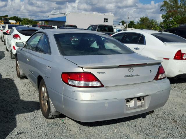 2T1CF28P21C511869 - 2001 TOYOTA CAMRY SOLA SILVER photo 3