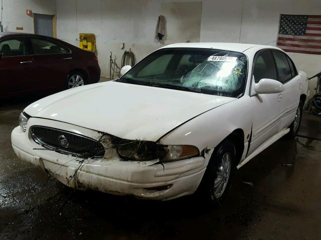 1G4HP52KX4U125141 - 2004 BUICK LESABRE CU WHITE photo 2