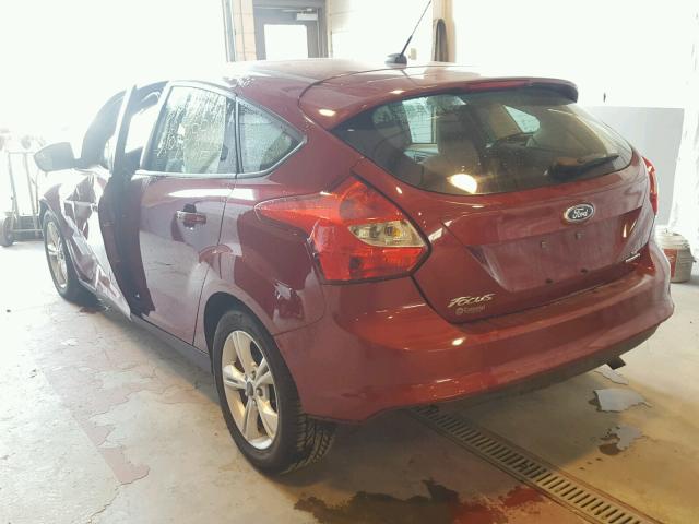 1FADP3K28DL156181 - 2013 FORD FOCUS SE RED photo 3