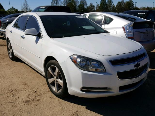 1G1ZC5EU8CF155378 - 2012 CHEVROLET MALIBU 1LT WHITE photo 1