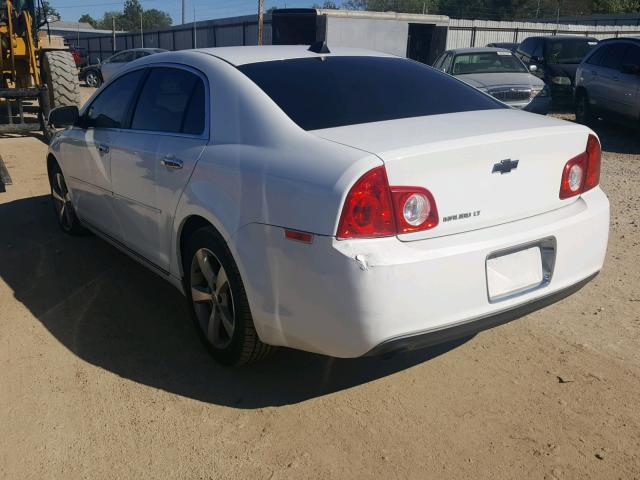 1G1ZC5EU8CF155378 - 2012 CHEVROLET MALIBU 1LT WHITE photo 3