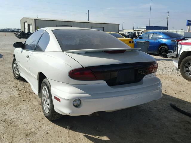 1G2JB124217157630 - 2001 PONTIAC SUNFIRE SE WHITE photo 3