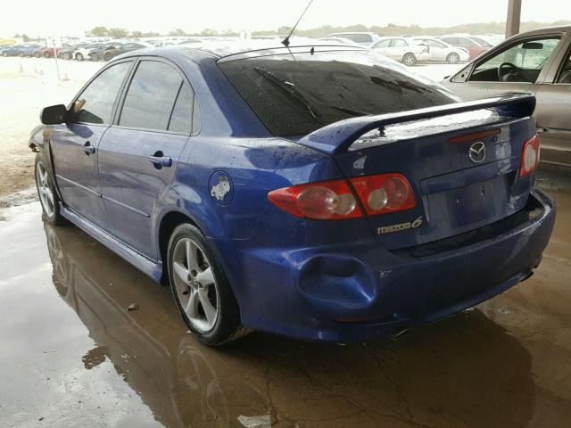 1YVFP84C945N63026 - 2004 MAZDA 6 I BLUE photo 3