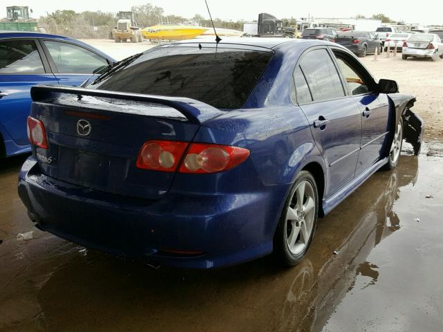 1YVFP84C945N63026 - 2004 MAZDA 6 I Bleu photo 4