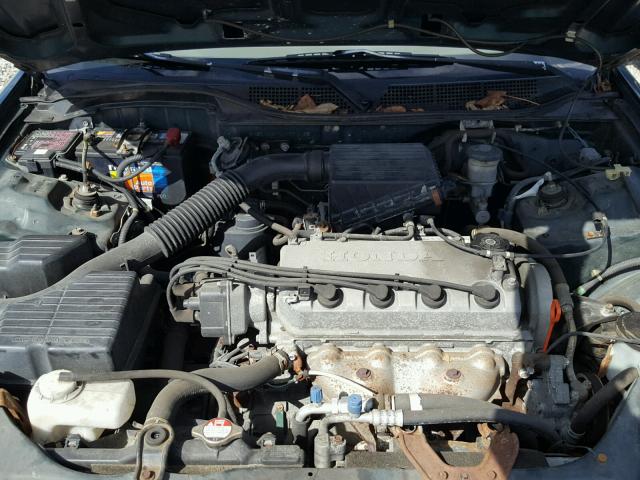2HGEJ6617YH592155 - 2000 HONDA CIVIC BASE მწვანე ფოტო 7