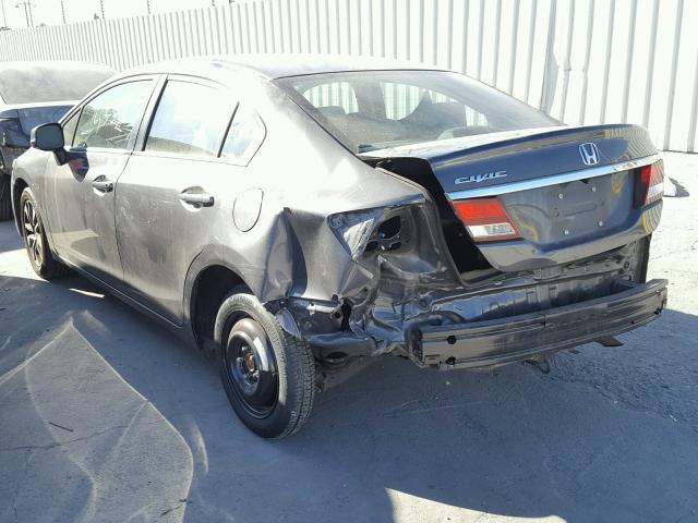 2HGFB2F86DH533759 - 2013 HONDA CIVIC EX GRAY photo 3