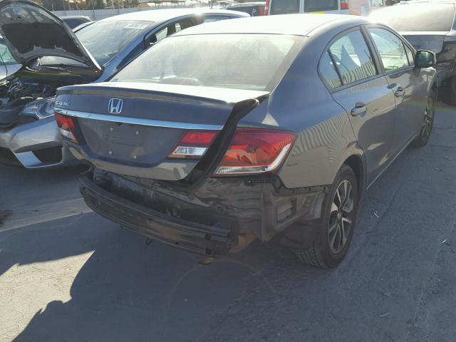 2HGFB2F86DH533759 - 2013 HONDA CIVIC EX GRAY photo 4