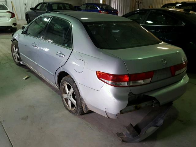 1HGCM56643A077187 - 2003 HONDA ACCORD EX SILVER photo 3