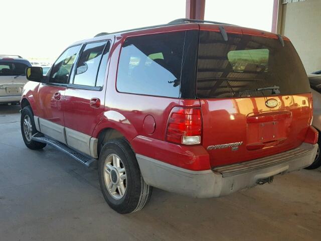 1FMRU15W23LB25031 - 2003 FORD EXPEDITION RED photo 3