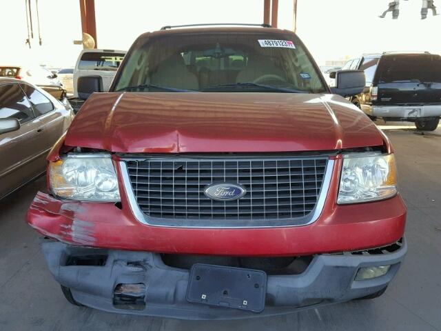 1FMRU15W23LB25031 - 2003 FORD EXPEDITION RED photo 9