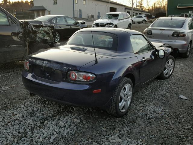 JM1NC26FX80155591 - 2008 MAZDA MX-5 MIATA BLUE photo 4