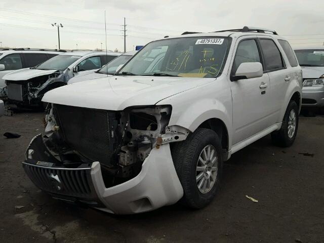 4M2CN9HG2BKJ02213 - 2011 MERCURY MARINER PR WHITE photo 2