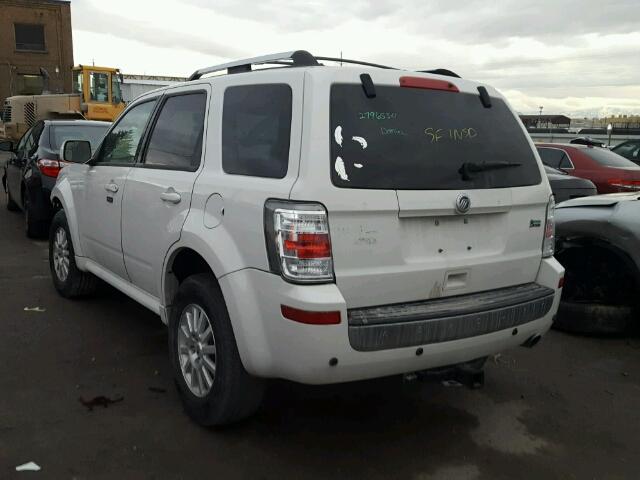 4M2CN9HG2BKJ02213 - 2011 MERCURY MARINER PR WHITE photo 3